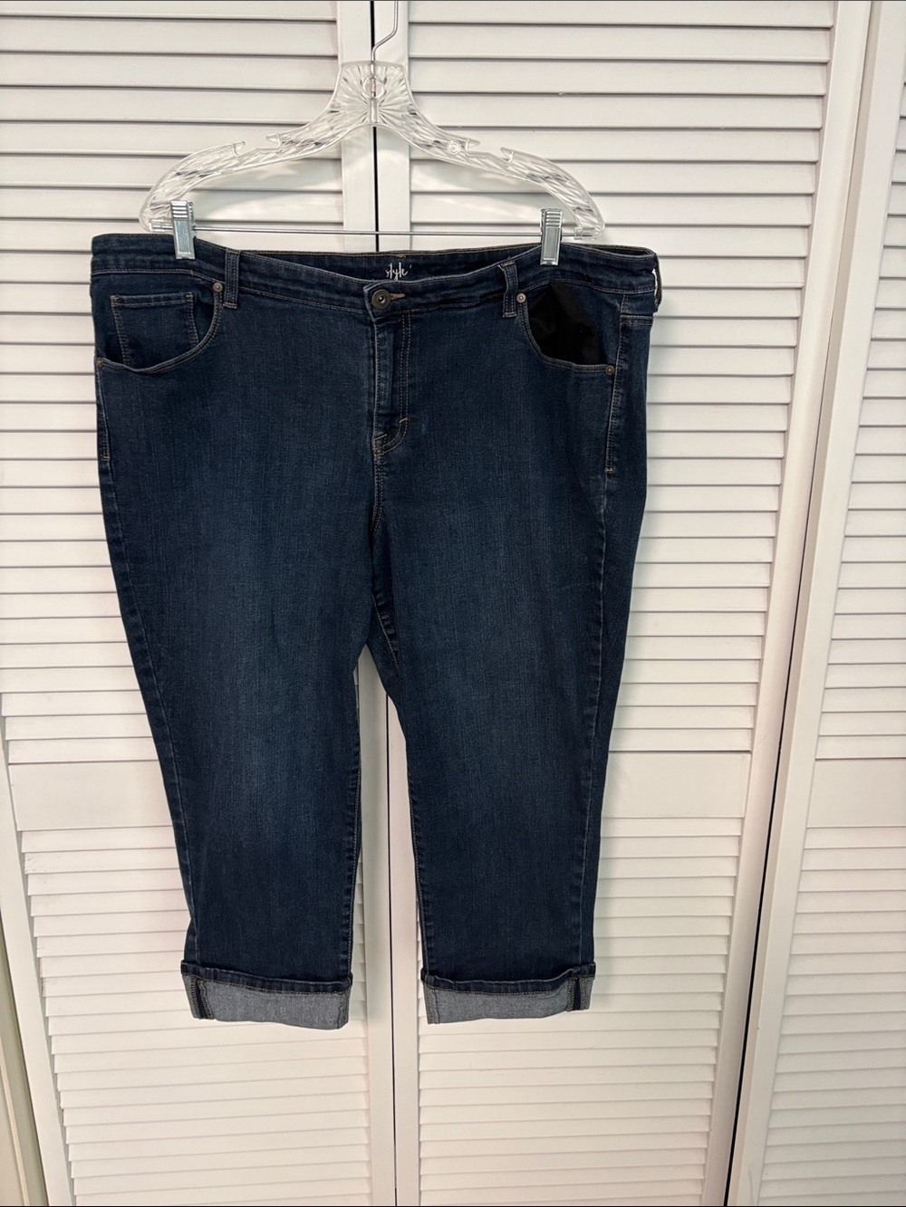 Women’s Style & Co Capri Jeans 18W